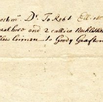 Portsmouth 1682 town account debt to Robert Elliot